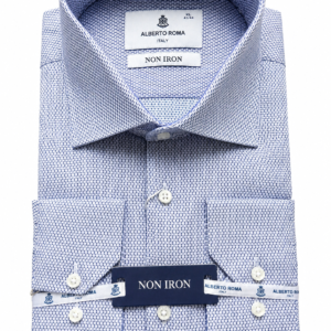 Alternative view of Alberto Roma Non-Iron Light Blue