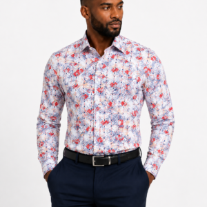 JO NESBO Paris Men's White Abstract Print